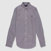 Ralph Lauren White And Black Thin Pinstripe Stretch Cotton Shirt