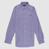 Ralph Lauren White And Blue Pin Striped Cotton Classic fit Shirt