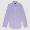 Ralph Lauren White And Navy Pin Striped Classic fit Shirt
