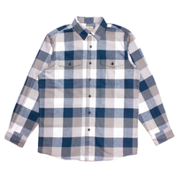 Red Head Blue Raven & Grey Premium Checked Flannel Shirt