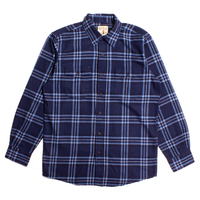 Red Head Navy & Light Blue Premium Checked Flannel Shirt