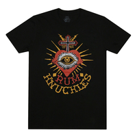 Rum Knuckles Black Cross Eye T-Shirt