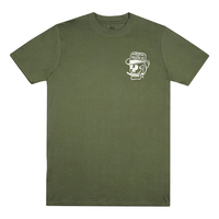Rum Knuckles Classic Military Green T-Shirt