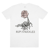 Rum Knuckles Scorpion Rose White T-Shirt