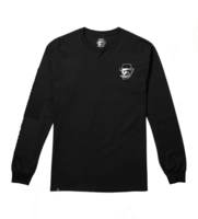Rum Knuckles Skull Black Long sleeve T-shirt