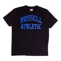 Russell Athletic Black & Blue Crew Neck T-Shirt