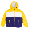Schott Yellow Blue And White Alaska Puffer Jacket