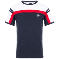 Sergio Tacchini Daska Colour Block Pique Cotton T-Shirt