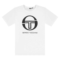 Sergio Tacchini White/Black Iberis T-Shirt