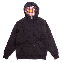 Seventy Seven Black Hooded Jacket