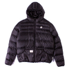 Seventy Seven Black Hooded Puffer Jacket
