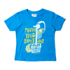 SeventySeven Blue "Push The Button" KIDS T-Shirt