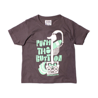 SeventySeven Charcoal "Push The Button" KIDS T-Shirt