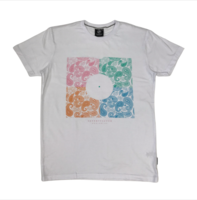 Seventyseven Paisley Sleeve White Mens T-shirt