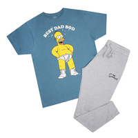 Simpsons "Best Dad Bod" Long Pyjama Set
