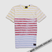 Solid striped T-shirt