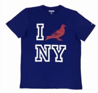 Staple Pigeon New York Print Royal Blue T-Shirt
