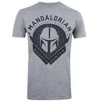 Star Wars Mandalorian Bounty Hunty Grey T-shirt