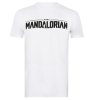 Star Wars Mandalorian Logo White T-shirt