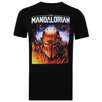 Star Wars Mandalorian Warrior Black T-shirt