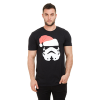 Star Wars "Trooper Santa" Black T-Shirt