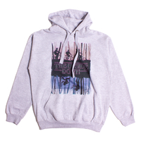 Stranger Things Grey Marl "The Upside Down" Hoodie