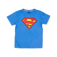 Superman Light Blue KIDS Logo T-Shirt