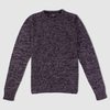 The Fresh Brand Black Mottled Basket Weave Jumper