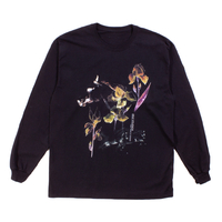 The Idle Man Black "Horses" Long Sleeve T-Shirt