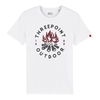 Threepoint Outdoors White Camp Fire T-Shirt