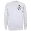Toffs WHITE crew neck Retro ENGLAND Sweatshirt