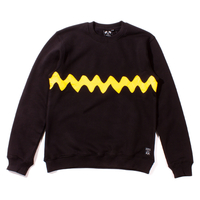 Trainer Spotter Black Charlie Stripe Sweatshirt