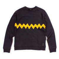 Trainer Spotter Navy Charlie Stripe Sweatshirt