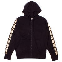 True Religion Black Gold Chains Hoodie