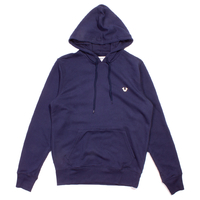 True Religion Navy Small Logo Pullover Hoodie