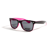UO Wayfarer Black/Pink Sunglasses