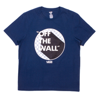Vans Navy Checkered Circle Graphic T-Shirt