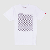 Vans White Off The Wall Chequered Print T-Shirt