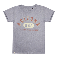 Varsity Arizona Light Sports Grey Girls T-shirt