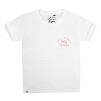 Varsity Cali State White Girls T-shirt