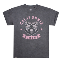 Varsity California Bear Girls Grey Heather T-shirt