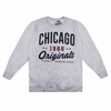 Varsity Chicago Originals Boys Grey Heather Crew Sweater