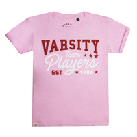 Varsity Est 1986 Light Pink Girls T-shirt