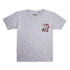 Varsity NY Track Team Boys Sports Grey T-shirt