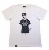 Wemoto Adults Only White Print T-Shirt
