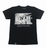 Wemoto Bohemian Black Printed T-Shirt