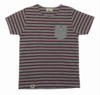 Wemoto Nelson Heather Grey/Burgundy Melange T-Shirt