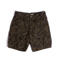 Westbay Khaki Palm Print Cargo Shorts