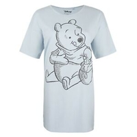 Winnie The Pooh Light Blue Womens Night Dress
