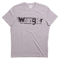 Wrangler Mid Grey Melange Greensboro T-Shirt